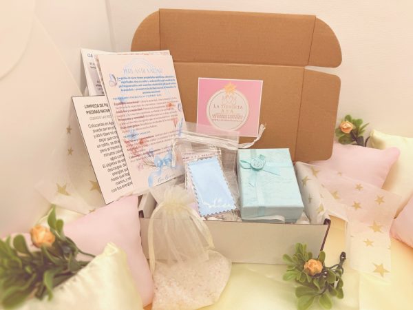 Pulsera Lapislazuli 6mm con Plata Flor de Loto