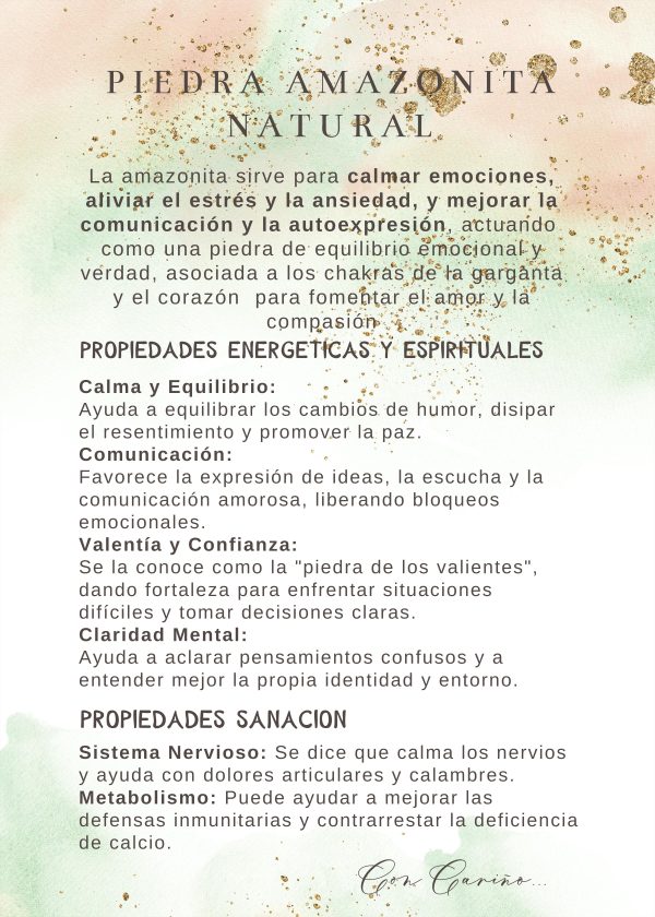 Propiedades Amazonita Pulsera Amazonita Aqua con Plata con Llave