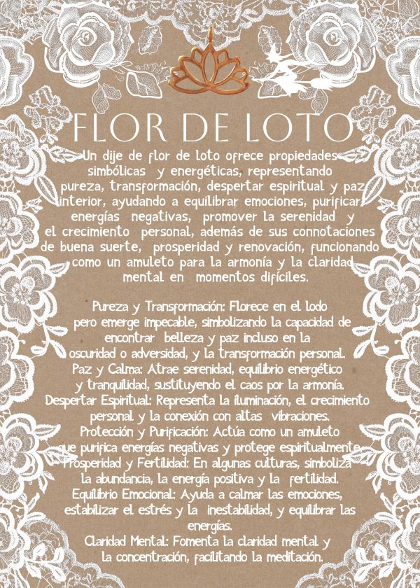 Propiedades Flor de Loto Pulsera Cuarzo Rutilado Morado con Plata con Flor de Loto con Amatista