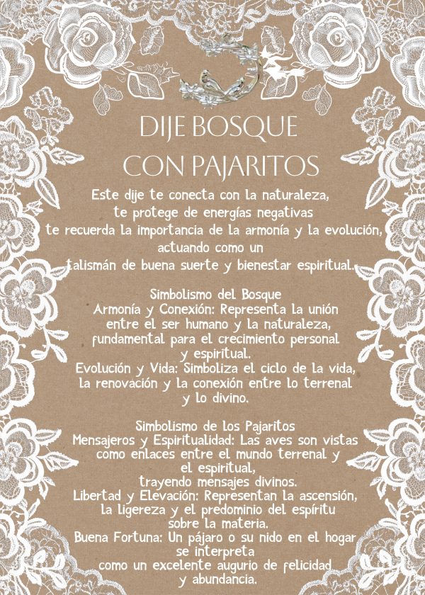 Pulsera Amazonita del Bosque con Plata con Bosque y pajaritos